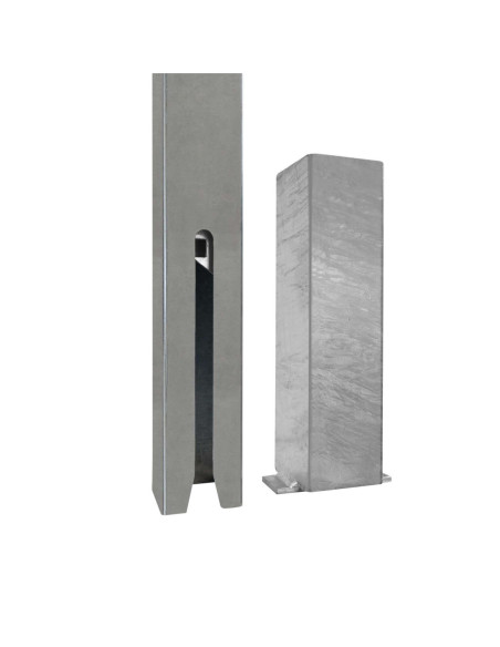 Uitneembare afzetpaal MORION, 70 x 70 mm, met grondhuls, cilinderslot kopen?