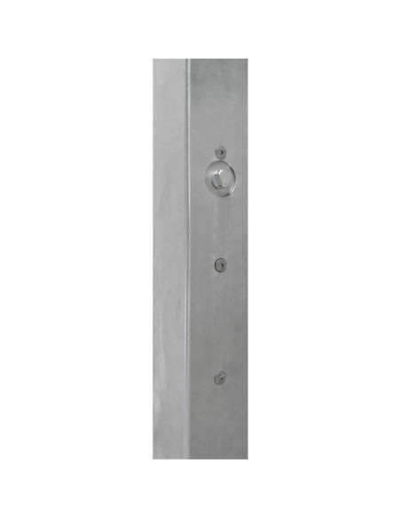 Uitneembare afzetpaal MORION, 70 x 70 mm, met grondhuls, driekantslot kopen?