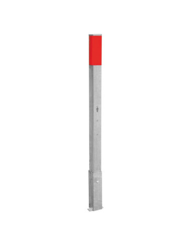 Uitneembare afzetpaal MORION, 70 x 70 mm, met grondhuls, cilinderslot kopen?