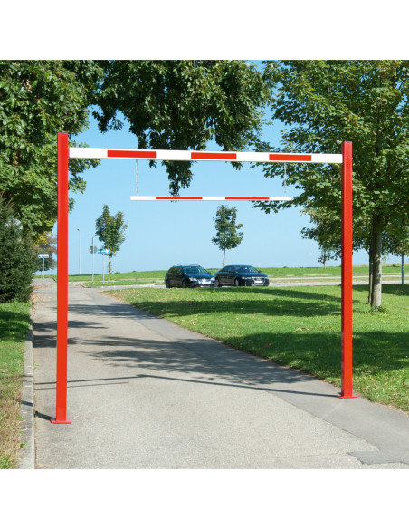 Hoogteafhanging voor COMPACT doorgang- en hoogtebegrenzer, rood wit kopen?