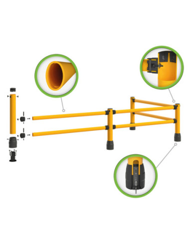 Flexibel veiligheidshek BLACK BULL FLEX S-Line, uitbreidingsset hoek kopen?