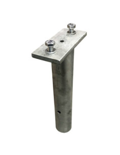 Betonanker voor zuilbeschermer, 160 x 70 x 10 mm, verzinkt kopen?
