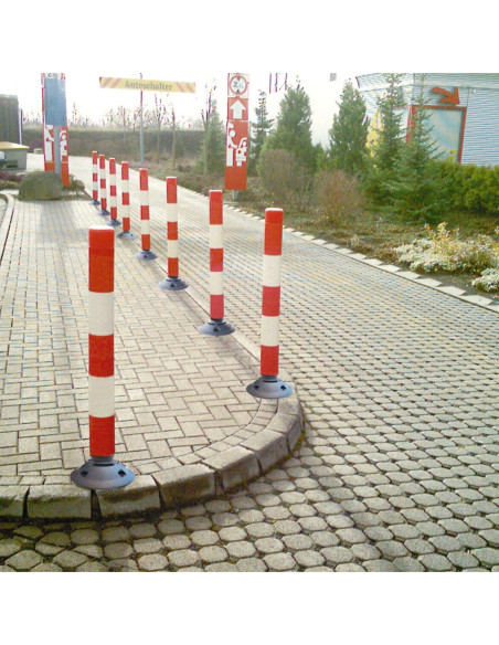 Geleidepaal LeitPin, Ø100 mm, buigzaam, rood wit kopen?