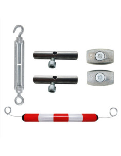 Geleideboei LeitPin, 950 mm, Ø100 mm, plafond- en vloerbevestiging, rood wit kopen?