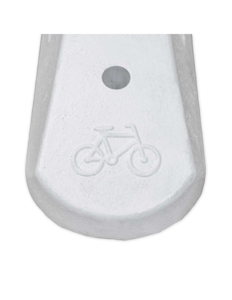 Fietspadafscheiding LaneGuard, modulair, wit, met glasbolreflector kopen?