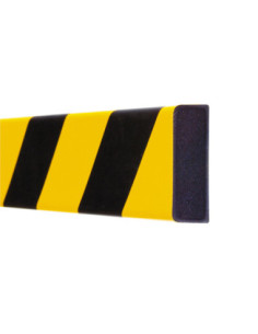 Stootrand MORION vlak, 500 x 200 x 20 mm, schroefbaar, geel zwart kopen?