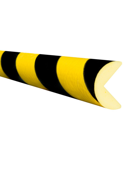 Stootrand MORION O-profiel Ø40 mm, zelfklevend, 5000 mm, geel zwart kopen?