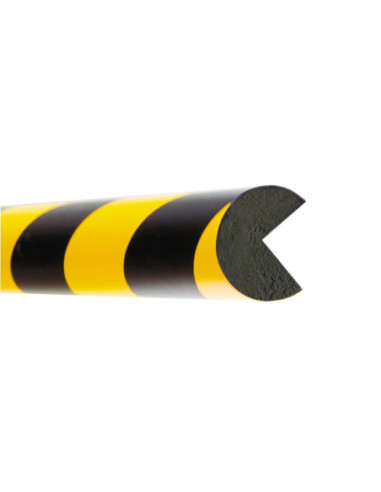 Stootrand MORION O-profiel Ø40 mm, magnetisch, 1000 mm, geel zwart kopen?