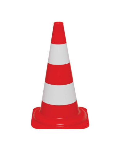 PVC kegelset met ketting, rood wit, niet-reflecterend kopen?