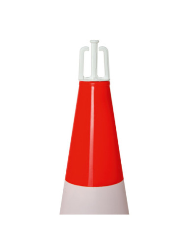 PVC kegelset met ketting, rood wit, niet-reflecterend kopen?