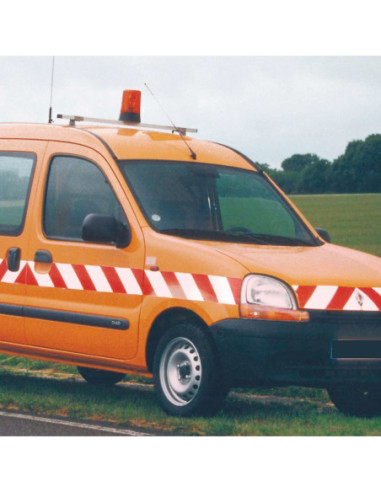 Voertuigmarkering MORION FLEX, rood wit, 2 x 9 m (links- en rechtswijzend) kopen?