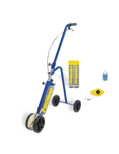 Lijnmarkeerset PROline-paint, 50/75 mm, met markeerwagen en 2 x 750 ml verf kopen?