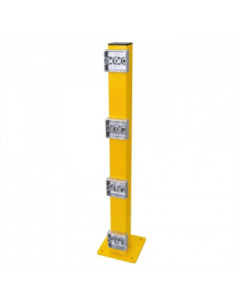 Standpaal voor BLACK BULL magazijngeleiderail XL, 1000 mm, gecoat, geel kopen?