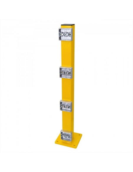 Standpaal voor BLACK BULL magazijngeleiderail XL, 1000 mm, gecoat, geel kopen?