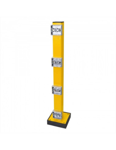 Standpaal voor BLACK BULL magazijngeleiderail XL, 1000 mm, gecoat, geel kopen?