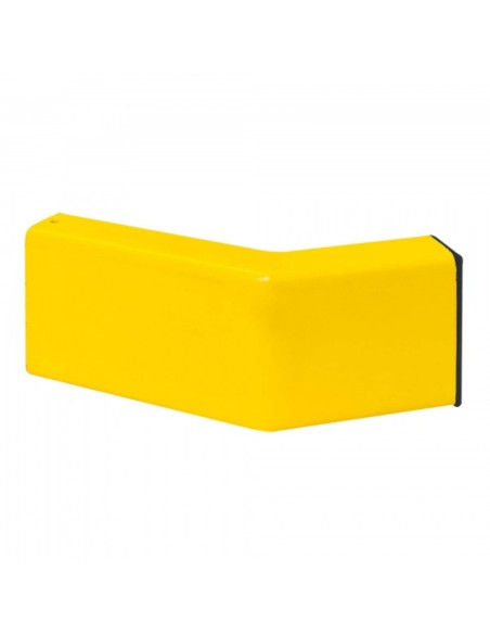 Rambeveiligingsplank BLACK BULL, hoek 45°, gecoat, geel, met eindkap kopen?