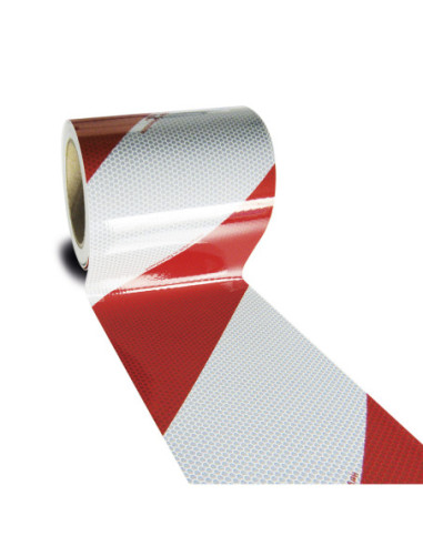 Voertuigmarkering MORION FLEX, rood wit, 2 x 9 m (links- en rechtswijzend) kopen?