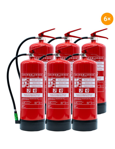 Voordeelpakket 6x Schuimblusser PFAS vrij AB 9 liter online kopen?