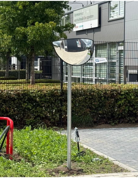 180° driewegenspiegel 850 mm voor T-kruisingen en binnenruimtes kopen? Bestel nu!