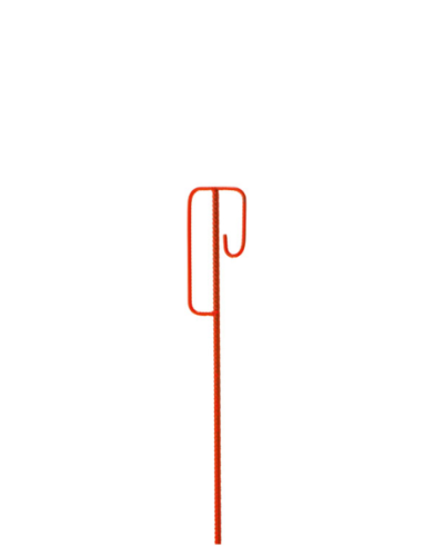Afzetlinthouder rood, grondpen 1200 x 14 mm kopen? Bestel nu!