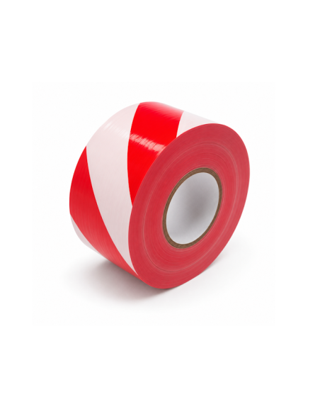 Afzetlint rood/wit 80 mm x 500 m in dispenserdoos kopen? Bestel nu!
