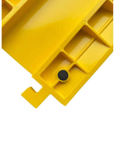 Kabelbrug 1 kanaal (100 x 25 mm) LDPE geel kopen? Bestel nu!