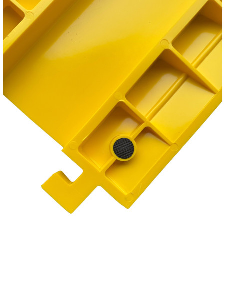 Kabelbrug 1 kanaal (100 x 25 mm) LDPE geel kopen? Bestel nu!