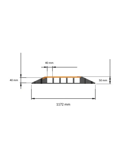 MAX kabelbrug 5 kanalen extra breed, geschikt voor rolstoelen kopen? Bestel nu!