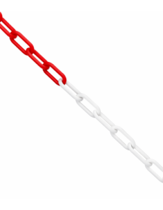 Kunststof afzetketting rood/wit 4 mm, zak van 25 m kopen? Bestel nu!
