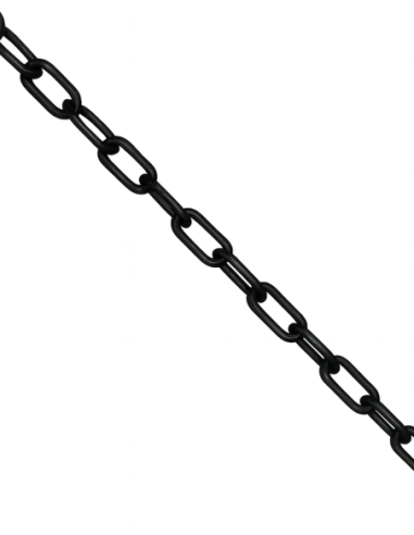 Kunststof afzetketting zwart 6 mm, zak van 25 m kopen? Bestel nu!