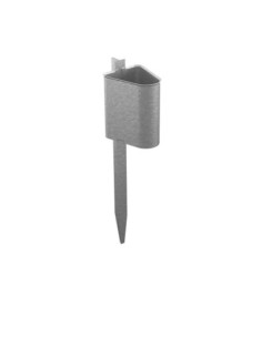 Metalen sokkel voor geleidepalen 500 mm met T-ijzer kopen? Bestel nu!