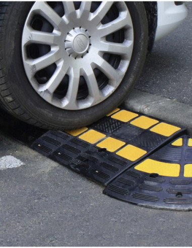 Oprijdrempel rubber 15 cm hoog, hoekstuk kopen? Bestel nu!