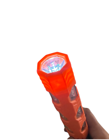 Verkeersregelaarslamp XL LED oranje met zaklampfunctie kopen? Bestel nu!