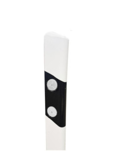 Reflectorpaal wit met reflectoren 160 cm kopen? Bestel nu!