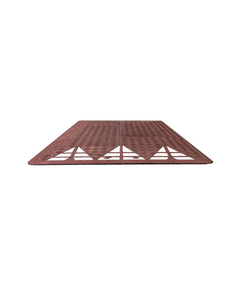 Rijbaankussen rood 2000 x 1800 x 60 mm, gevulkaniseerd rubber kopen? Bestel nu!