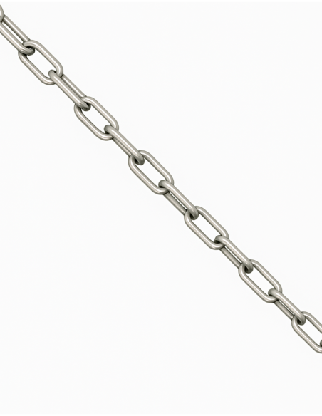 RVS afzetketting DIN 763, 6 x 42 mm, RVS 304, per 10 meter kopen? Bestel nu!