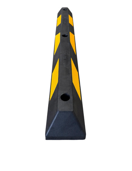 Varkensrug 120 cm rubber met gele reflectie kopen? Bestel nu!
