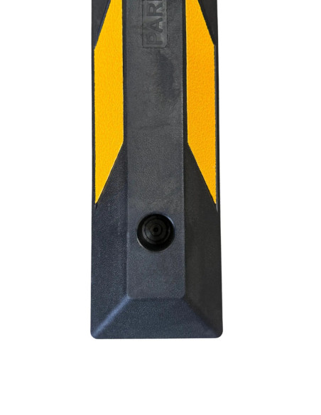 Varkensrug 120 cm rubber met gele reflectie kopen? Bestel nu!