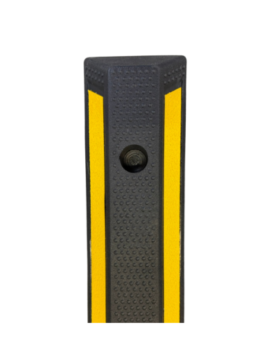 MAX varkensrug 200 cm rubber met gele reflectie kopen? Bestel nu!