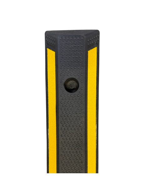 MAX varkensrug 200 cm rubber met gele reflectie kopen? Bestel nu!