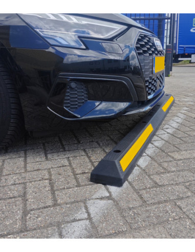 MAX varkensrug 200 cm rubber met gele reflectie kopen? Bestel nu!