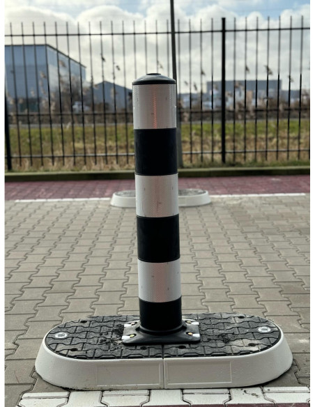 Verkeerseiland kunststof zwart middenstuk kopen? Bestel nu!