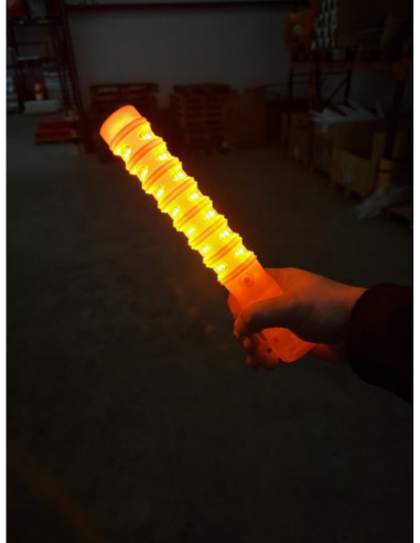 Verkeersregelaarslamp oranje LED oplaadbaar kopen? Bestel nu!