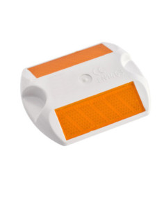 Wegdekreflector kunststof oranje/oranje (amber) kopen? Bestel nu!
