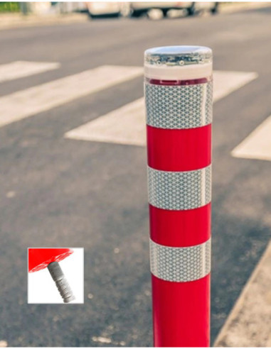 FlexLED afzetpaal met LED-verlichting rood 80 cm kopen? Bestel nu!