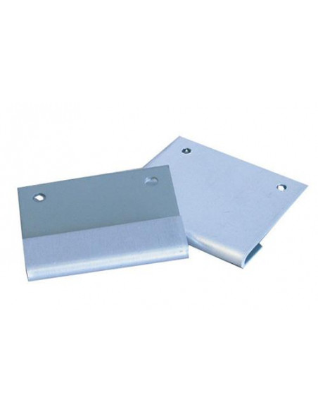 Verkeersbordbeugel wand en muur, 2 stuks zilver