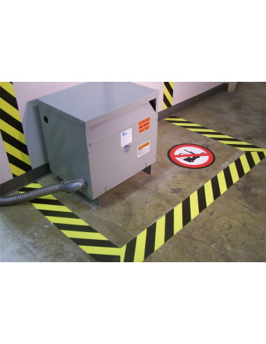 DuraStripe Hazard Striping vloermarkeringstape