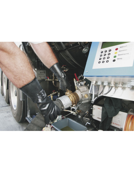 KCL Butoject® 898 Chemisch bestendige handschoen, zwart, slang koppelen