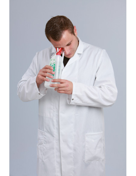 Barikos oogspoelfles, 620 ml, witte rode fles, oogbescherming, tegen vuil in ogen