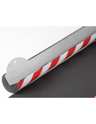 Stootrand hoekbeschermingsprofiel met RVS-onderkant type A+